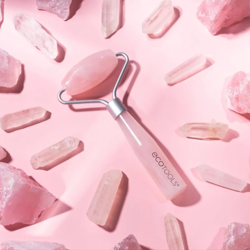 🆕 EcoTools 🩷 Rose Quartz Facial Roller